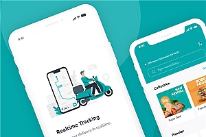 食品外卖配送App模板