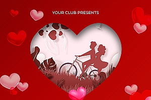 214情人节情侣海报