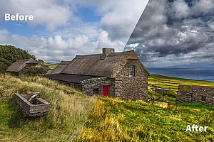 自然风光HDR调色图层