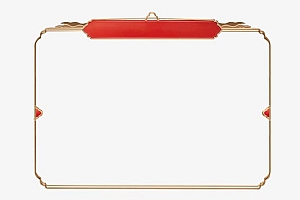 国风国潮金色边框