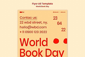 世界图书日海报