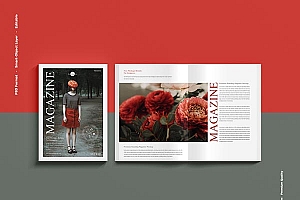 免费品牌杂志样机