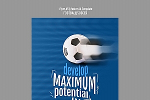 足球赛海报模板