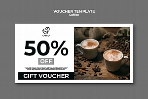咖啡店促销礼品券
