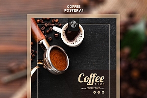 咖啡宣传海报