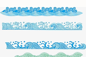 各式各样的波浪