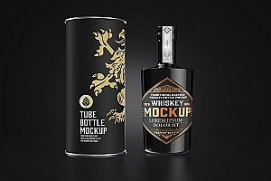 威士忌包装样机