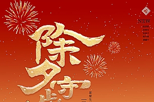 除夕守岁新年海报