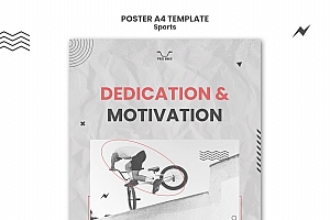 自行车运动海报