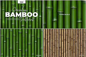 独特的竹子图案