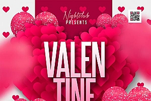 情人节特别活动派对传单