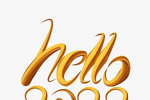 hello2022艺术字
