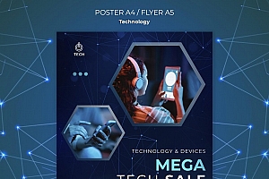 手机科技海报