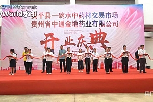 贵州最大中药材产地交易中心在黄平县一碗水乡建成