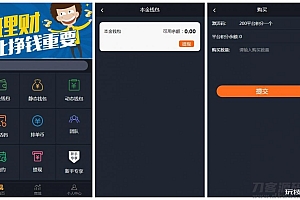 【USDT虚拟币排单】虚拟钱包理财投资程序+带商城+自动批量匹配排单+手动匹配排单+支持商家入驻