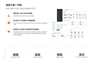 一款简洁大气的商城官网介绍源码