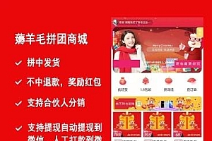 薅羊毛拼团商城V2.8.6 持续更新 修复分销升级判断