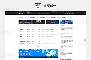 高仿《BTC123》区块链门户网站源码 带采集
