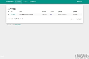 响应式H5图片网盘外链系统源码 自适应PC手机端