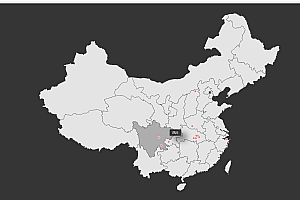 仿翁天信旅行足迹地图源码