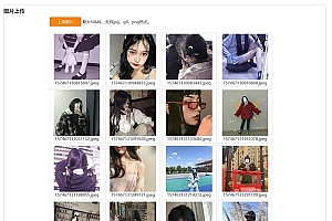 PHP京东图床外链上传+瀑布流图片展示源码