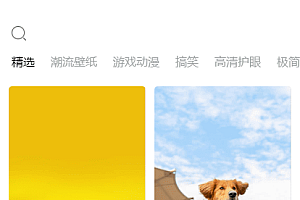 高清壁纸预览下载小程序源码