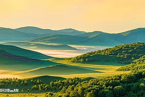 山脉草原清新高清风景壁纸