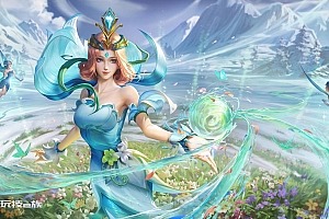 甄姬 流风之回雪王者荣耀高清壁纸