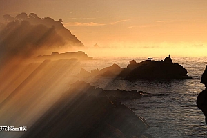 大海日落风景桌面壁纸