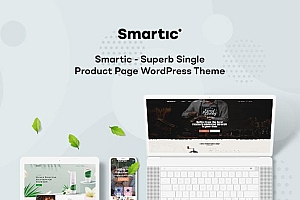 Smartic v1.9.2 – 36个行业产品营销单页网站模板wordpress主题
