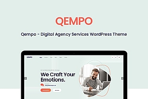 Qempo v1.2.0 – 数字代理服务 WordPress 主题