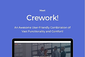 Crework v1.1.9.2 – 共享办公和创意空间 WordPress 主题