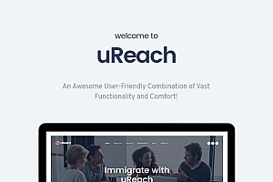 uReach v1.1.6 – 移民和搬迁法律咨询WordPress主题