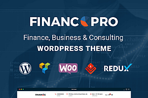 Finance Pro v1.8.7 – 商业和咨询 WordPress 主题