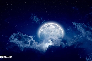 梦幻美丽的月亮图片壁纸