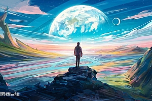 组合插画风景壁纸图片