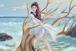 动漫水手服女生高清壁纸