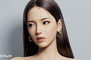 3d美女图片耳环壁纸图片