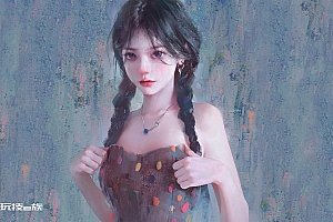 双马尾辫女孩壁纸图片