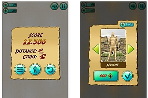 网页小游戏-神庙逃亡源码可引流用