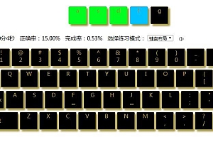 jQuery插件-网页版键盘打字练习小游戏代码