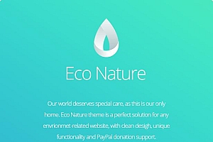 Eco Nature v1.5.3 – 环境与生态 WordPress 主题