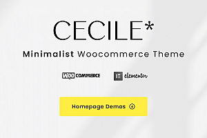 Cecile – 极简 WooCommerce 主题