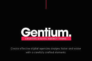 Gentium v1.2.2 – 创意数字代理 WordPress 主题