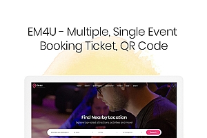 EM4U v1.5.5 – 用于预订门票的活动 WordPress 主题
