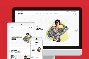 Samex v2.1 – 干净,最小的商店 WooCommerce WordPress 主题