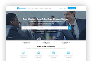 简历招聘,家政外包,上门服务等wordpress工作门户主题-Careerfy v8.4.0