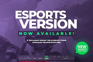 Alchemists v4.5.0 – 体育、电子竞技和游戏俱乐部和新闻 WordPress 主题