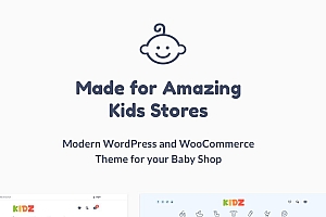KIDZ v5.2 – Baby Shop & Kids Store WordPress WooCommerce 主题