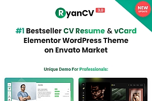 RyanCV v3.0.4 – 简历主题